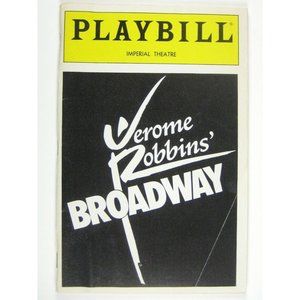 Jerome Robbins Broadway Playbill Imperial Theatre June 1990 Roberts Bernstein